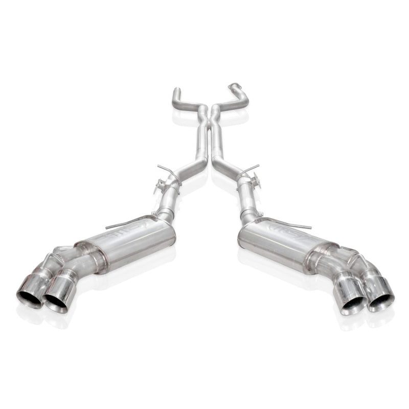 Stainless Works 2016-18 Camaro SS Exhaust 3in X-Pipe AFM Valves NPP Replacement Valves 4in Quad Tips