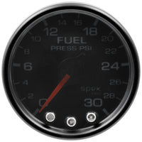 Thumbnail for Autometer Spek-Pro Gauge Fuel Press 2 1/16in 30psi Stepper Motor W/Peak & Warn Blk/Smoke/Blk