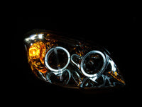 Thumbnail for ANZO 2005-2010 Chevrolet Cobalt Projector Headlights w/ Halo Black w/ LED