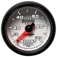 Thumbnail for Autometer Phantom II 52.4mm Mechanical 0-100psi Boost Gauge