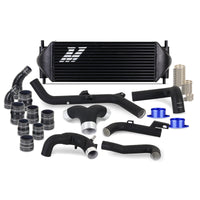 Thumbnail for Mishimoto 21+ Bronco 2.7 Stock Location INT Kit MWBK Pipes BK Cooler
