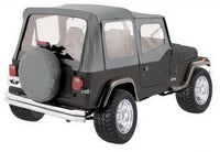 Thumbnail for Rampage 1976-1983 Jeep CJ5 Complete Top - Grey Denim