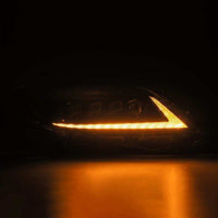 Thumbnail for AlphaRex 11-21 Toyota Sienna LUXX LED Proj Headlights Plank Style Alpha Black w/Seq Signal/DRL