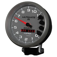Thumbnail for Autometer 5 inch Ultimate DL Playback Tachometer 11000 RPM - Silver