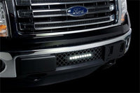 Thumbnail for Putco 11-14 Ford F-150 - EcoBoost Bumper Grille Insert - Black SS Diamond w/ 10in Luminix Light Bar