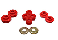 Thumbnail for Energy Suspension 86-95 Ford Taurus Red Front Strut Rod Bushing Set
