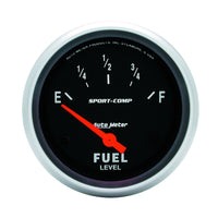 Thumbnail for AutoMeter Gauge Fuel Level 2-5/8in. 0 Ohm(e) to 30 Ohm(f) Elec Sport-Comp