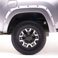 Thumbnail for EGR 16+ Toyota Tacoma w/Mudflap Bolt-On Look Color Match Fender Flares - Set - Silver Sky