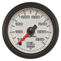 Thumbnail for Autometer Pro-Cycle Gauge Oil Temp 2 1/16in 140-280f Digital Stepper Motor White