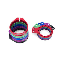 Thumbnail for Mishimoto Universal Replacement Bracket Set for Baffled Oil Catch Can - Red