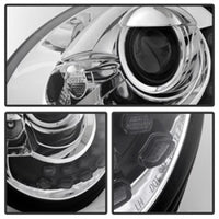 Thumbnail for Spyder Volkswagen Beetle 1998-2005 Projector Headlights DRL Chrome PRO-YD-VB98-DRL-C