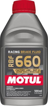 Thumbnail for Motul 1/2L Brake Fluid RBF 660 - Racing DOT 4