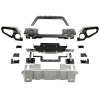 Thumbnail for Rugged Ridge Venator Front Bumper W/Overrider & Winch Tray JL