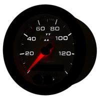 Thumbnail for Autometer Phantom II 3-3/8in 0-140MPH In-Dash Electronic GPS Programmable Speedometer