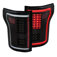 Thumbnail for ANZO 2015-2017 Ford F-150 LED Taillights Black