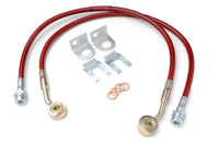 Thumbnail for JKS Manufacturing Jeep Wrangler TJ/LJ HD Extended Brake Line Kit - Front