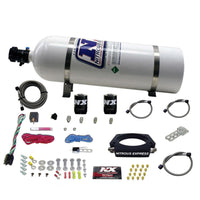 Thumbnail for Nitrous Express GM LS 90mm Nitrous Plate Kit (50-400HP) w/15lb Bottle