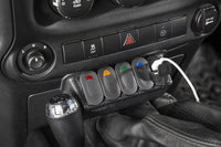 Thumbnail for Rugged Ridge Lower Switch Panel Kit 11-18 Jeep Wrangler JK/JKU