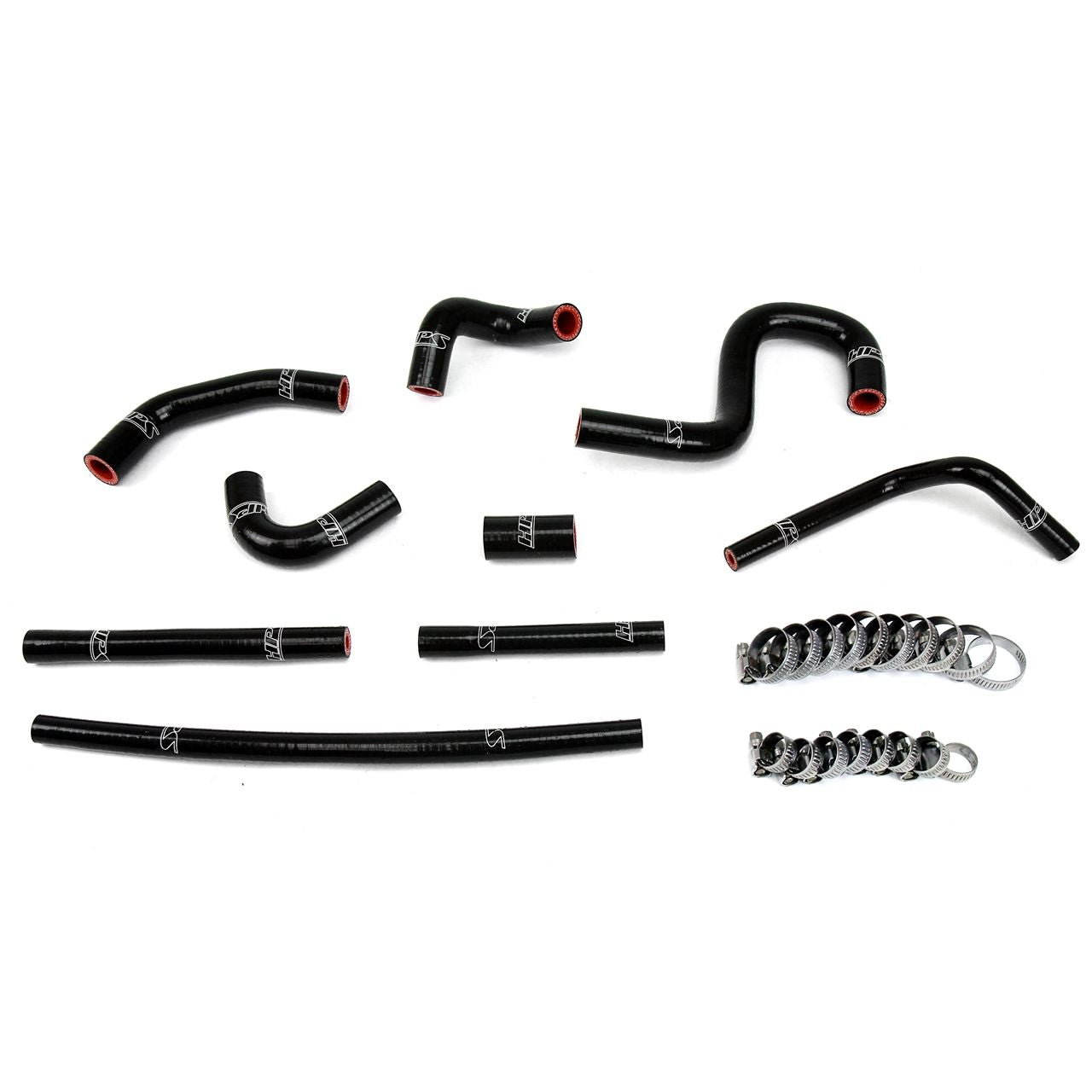 HPS Reinforced Black Silicone Heater Hose Kit Coolant for Toyota 96-02 4Runner 3.4L V6 with rear heater