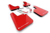 Thumbnail for Rally Armor - 2024 Subaru Crosstrek (Wilderness Only) Red UR Mud Flap W/White Logo - No Drilling Req