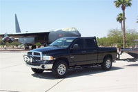 Thumbnail for N-Fab Nerf Step 02-08 Dodge Ram 1500/2500/3500 Quad Cab 6.4ft Bed - Gloss Black - Bed Access - 3in