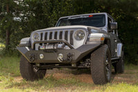 Thumbnail for Rugged Ridge Spartan Front Bumper HCE W/Overrider 18-20 Jeep Wrangler JL/JT