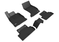 Thumbnail for 3D MAXpider 2019-2023 Genesis G70 AWD Kagu 1st & 2nd Row Floormats - Black