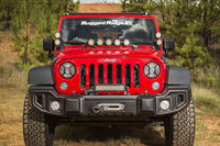 Thumbnail for Rugged Ridge 07-18 Jeep Wrangler JK/JKU Textured Black Elite Headlight Euro Guards