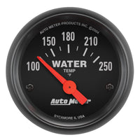 Thumbnail for Autometer Z-Series 52mm 100-250 Degrees F. SSE Water Temp Gauge
