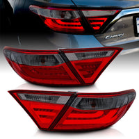 Thumbnail for ANZO 2015-2016 Toyota Camry LED Taillights Smoke