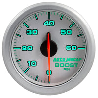 Thumbnail for Autometer Airdrive 2-1/6in Boost Gauge 0-60 PSI - Silver