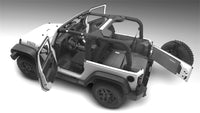 Thumbnail for BedRug 18-23 Jeep JL 4 Door 4pc Rear Cargo Kit