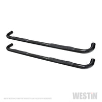 Thumbnail for Westin 2019 Chevrolet Silverado/Sierra 1500 Crew Cab E-Series 3 Nerf Step Bars - Black