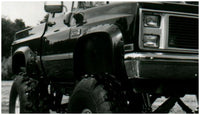 Thumbnail for Bushwacker 75-80 Chevy K10 Suburban Cutout Style Flares 2pc - Black