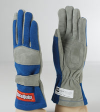Thumbnail for RaceQuip Blue 1-Layer SFI-1 Glove - Small