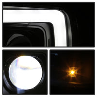Thumbnail for Spyder 05-07 Ford F250/350/450 Super Duty Projector LED Black PRO-YD-FS05V2PL-BK