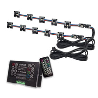 Thumbnail for Oracle 14-21 Infiniti Q50 RGB+W Headlight Halo Upgrade Kit - ColorSHIFT 2 SEE WARRANTY