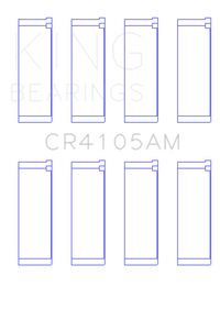 Thumbnail for King Mazda FS-DE L4/FP L4/FS L4  DOHC 16 Valve (Size +0.25) Rod Bearing Set