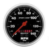Thumbnail for AutoMeter Gauge Speedometer 5in. 140MPH Gps Sport-Comp