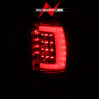 Thumbnail for ANZO 1994-2001 Dodge Ram 1500 LED Taillights Plank Style Chrome w/ Clear Lens