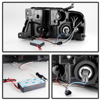 Thumbnail for Spyder Ford F150 04-08 Projector Headlights Version 2 CCFL Halo LED Blk PRO-YD-FF15004-CCFL-G2-BK