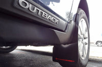 Thumbnail for Rally Armor 15-19 Subaru Outback Black UR Mud Flap w/ Grey Logo