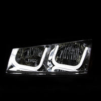 Thumbnail for ANZO 2003-2006 Chevrolet Silverado 1500 Projector Headlights w/ U-Bar Chrome