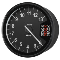 Thumbnail for Autometer Stack Clubman Tachometer 80mm 0-3-13K RPM - Black
