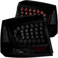 Thumbnail for ANZO 2006-2008 Dodge Charger LED Taillights Dark Smoke