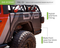 Thumbnail for DV8 Offroad 20-21 Jeep Gladiator Fender Flare Delete Kit
