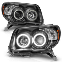 Thumbnail for ANZO 2006-2009 Toyota 4Runner Projector Headlights w/ Halo Black