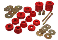 Thumbnail for Energy Suspension 67-72 GM 3/4 Ton C-20/C2500 / 1 Ton C-30/C3500 2WD Red Body(cab) Mount Set