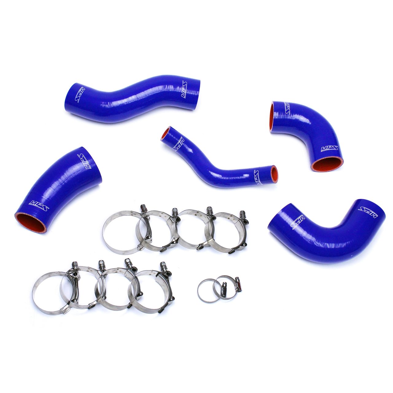 HPS Blue Reinforced Silicone Intercooler Hose Kit for Hyundai 11-14 Sonata 2.0L Turbo