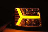 Thumbnail for AlphaRex 07-13 Chevy 1500HD NOVA LED Proj Headlights Plank Style Chrm w/Activ Light/Seq Signal